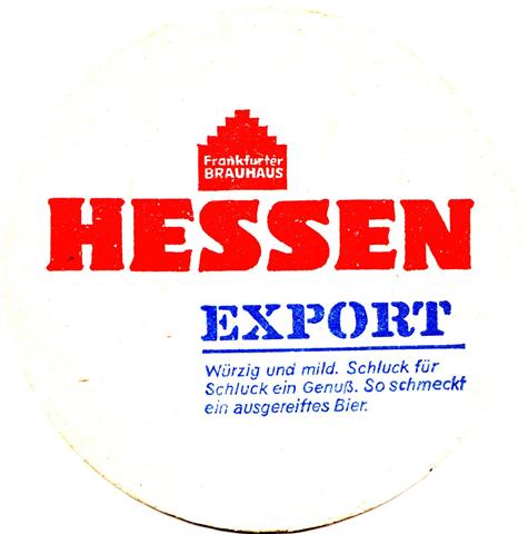 frankfurt f-he brauhaus hessen 1a (rund215-hessen export-blaurot)